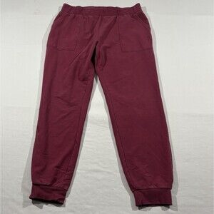 Marine Layer Joggers Sammi Cabernet Pink Pockets Cozy Comfy SweatPant Sz XL